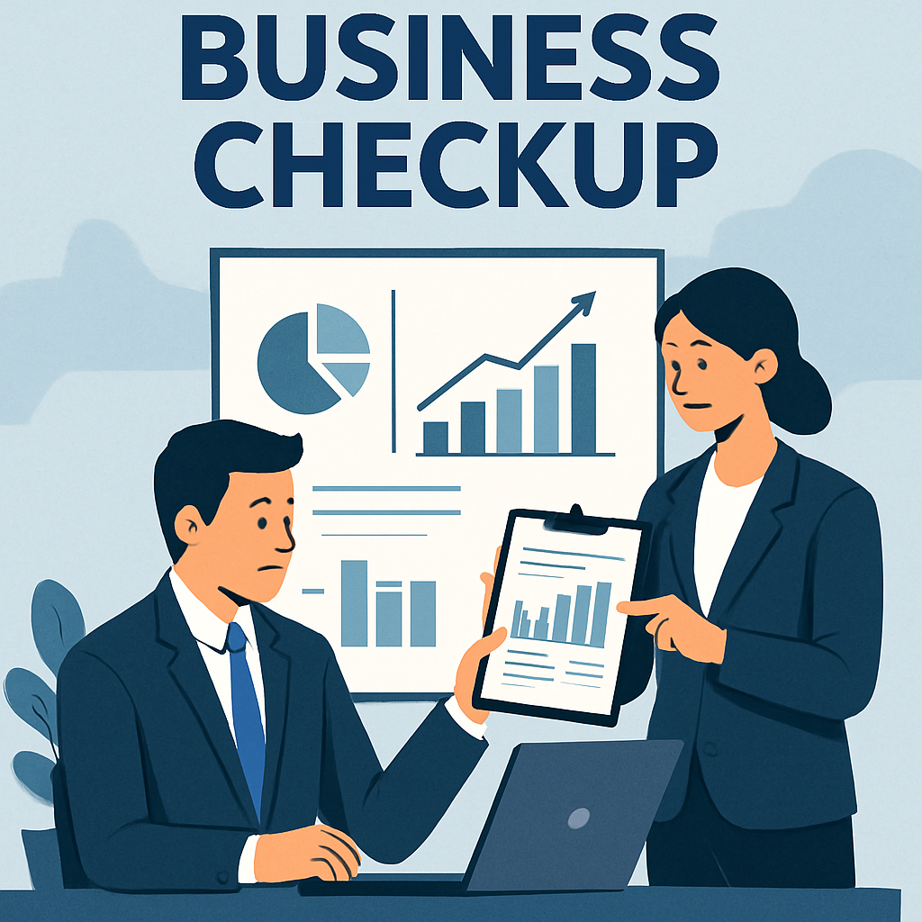 An image that depicts a business checkup-1